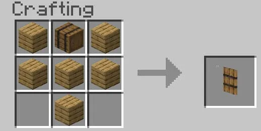 крафт щита из бочки