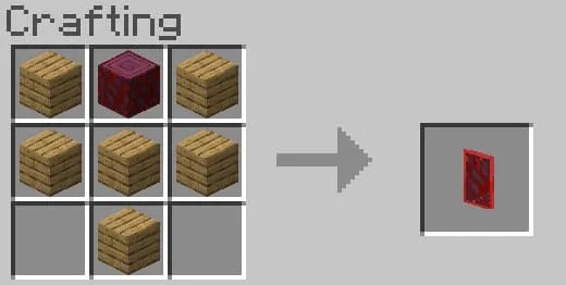 Крафт багрового щита