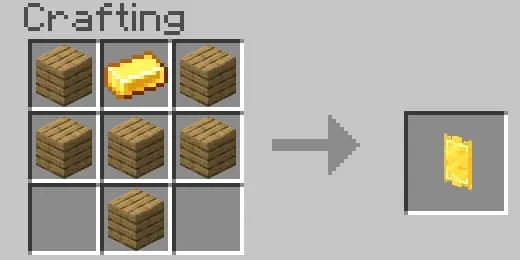 Крафт золотого щита