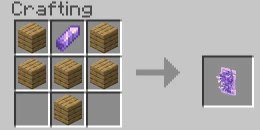 Крафт аметистового щита