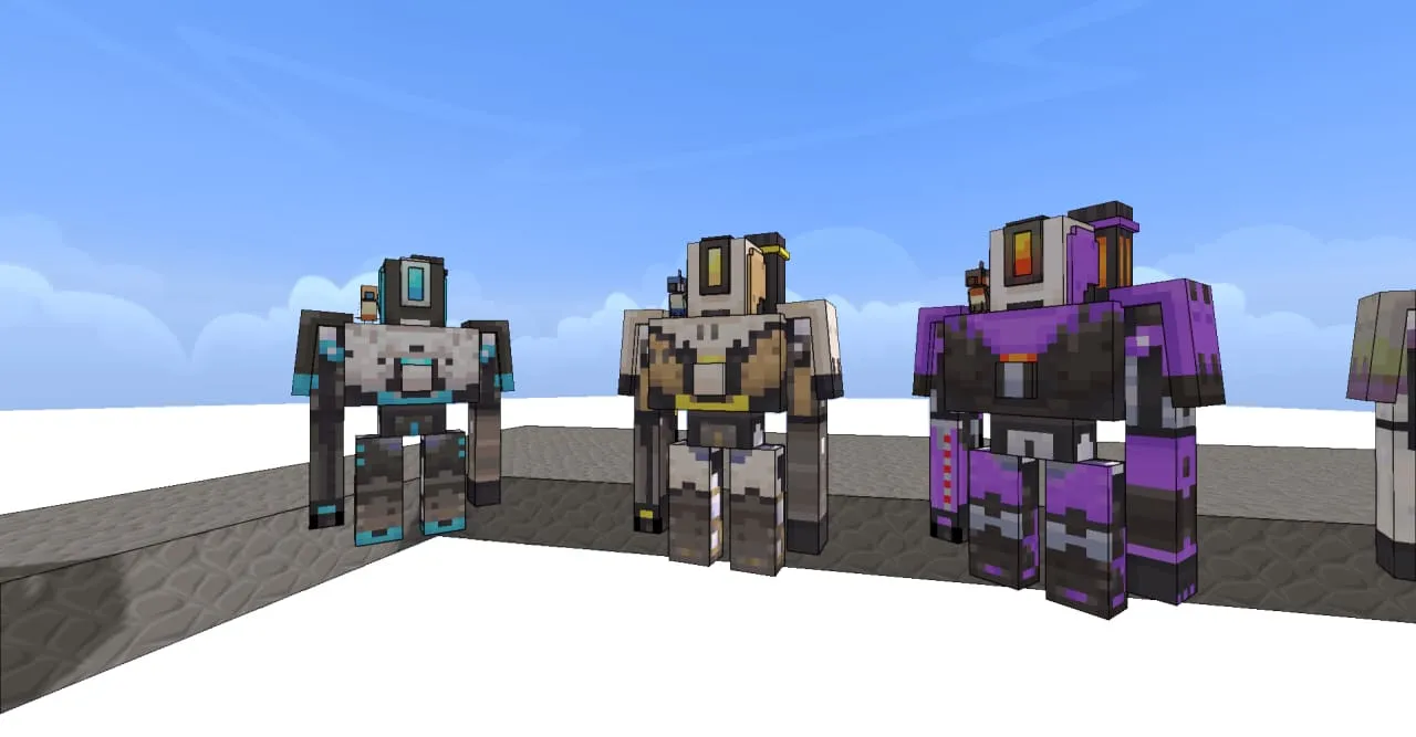 Големы разных цветов