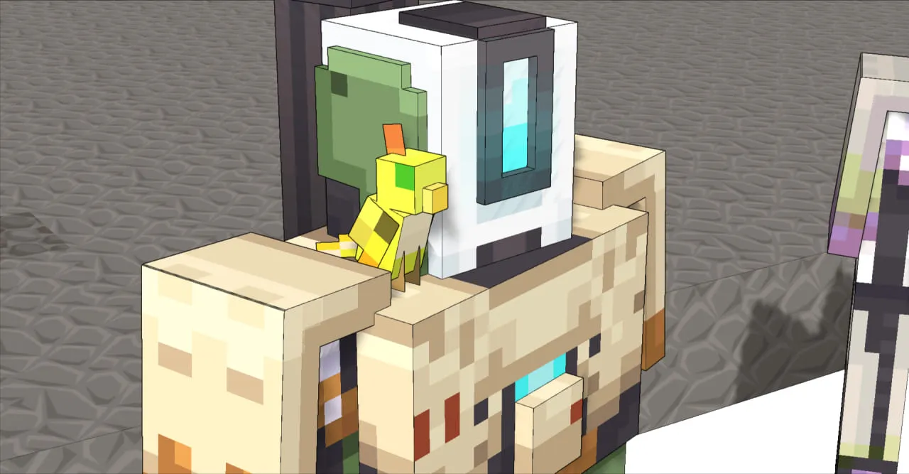 Попугай на плече бастиона