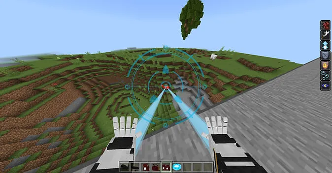 Атакующий луч из перчатки