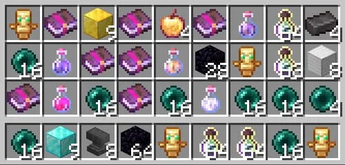 Предметы в инвентаре