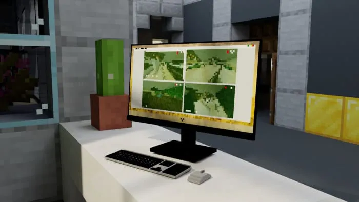 Камеры на мониторе