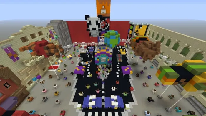 Вид карты сверху