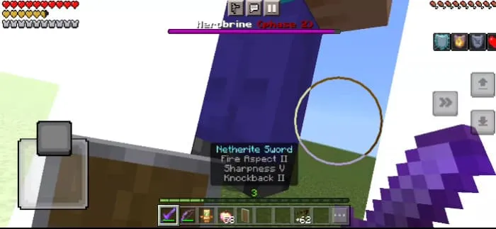 Игрока атакует молния