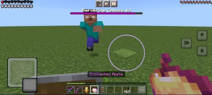 Херобрин бежит на игрока