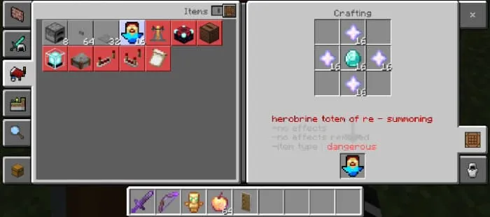 Крафт тотема