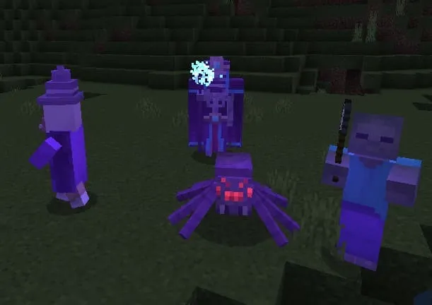 Вид зачарованых мобов