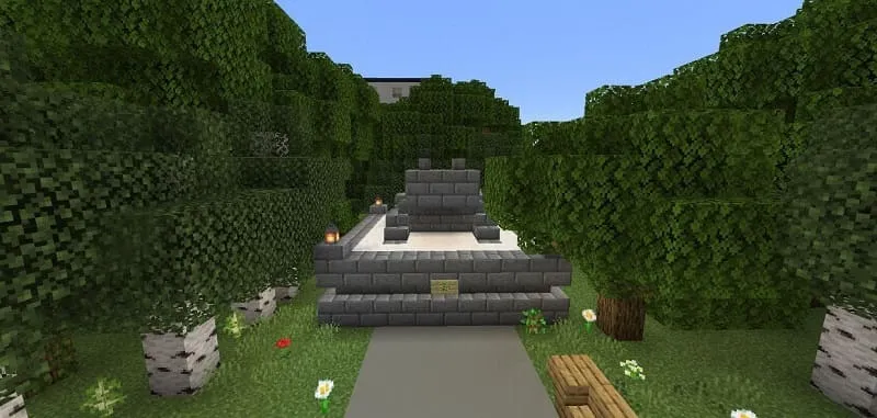 Памятник в парке