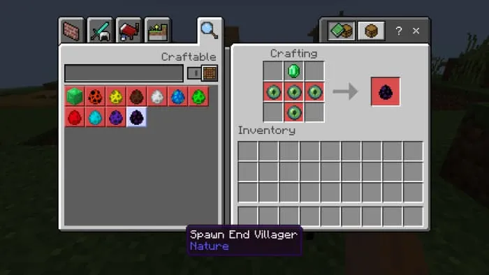 Крафт жителя края