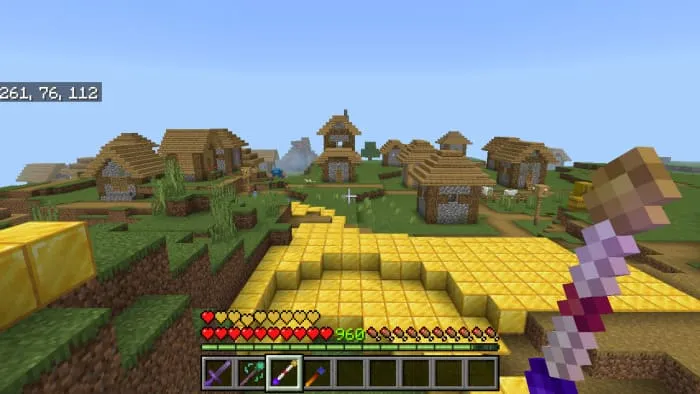 Посох превращает все в золото