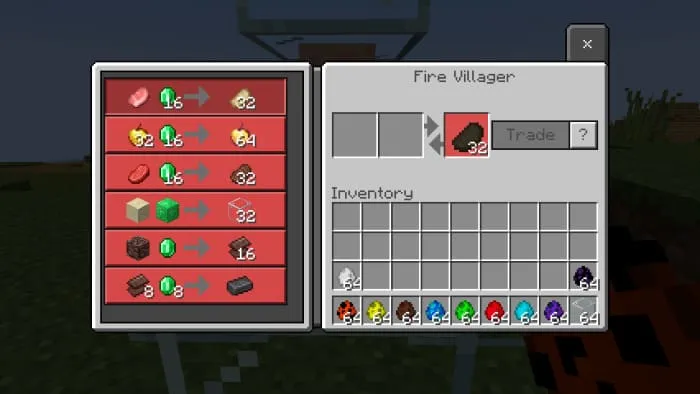 ьорговля с огненным жителем