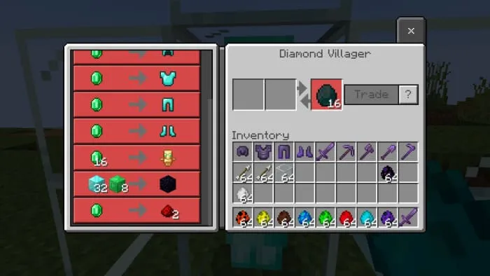 Торговля с алмазным жителем