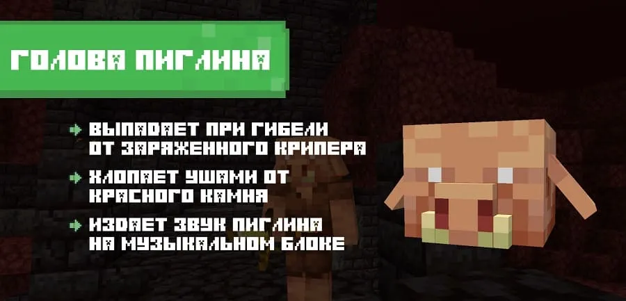 Описание Головы Пиглина