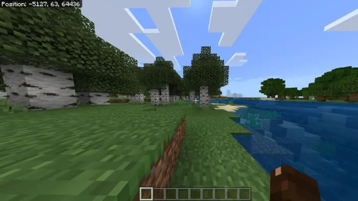 Игрок возле воды