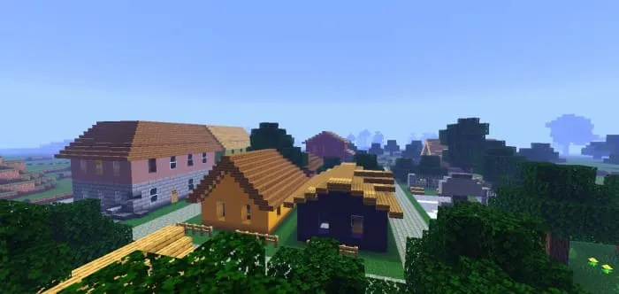 Вид деревни