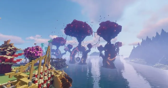 Три больших дерева