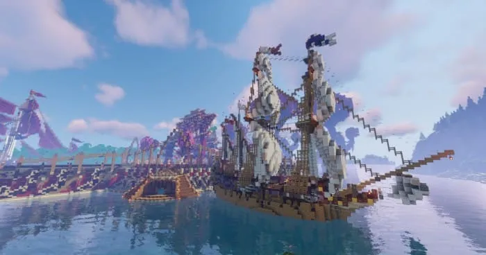 Корабль и остров