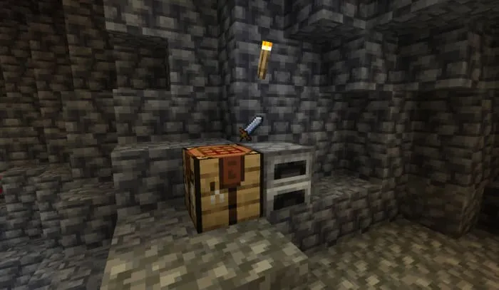 Верстак и печь