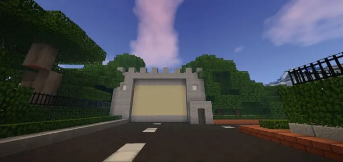 Стена и дорога