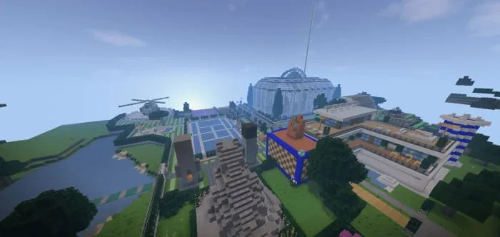 Строения в городе