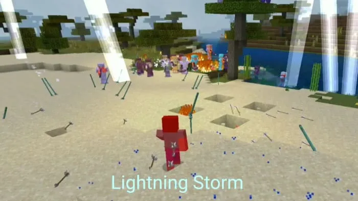 Игроки атакуют херобрина