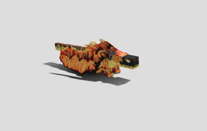 Вид огненного дрейка