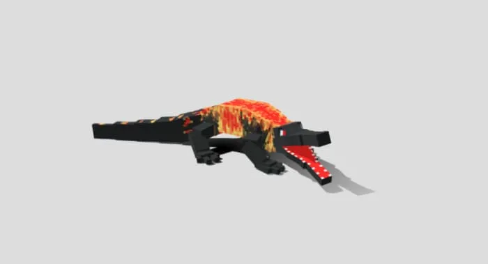 Вид лавового крока