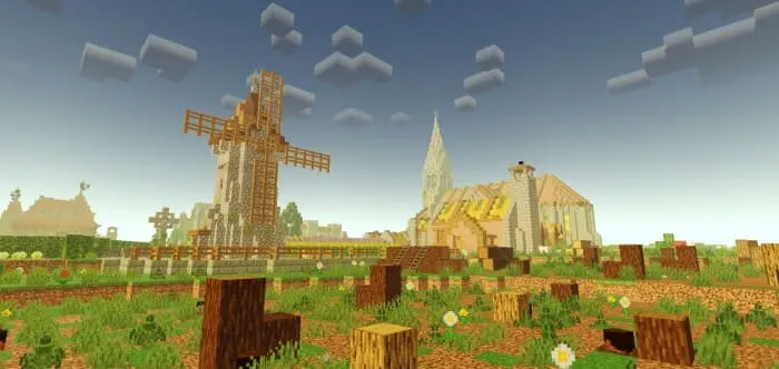 Вид деревни версия v