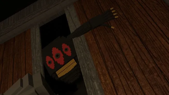 Вид трехглазого монстра