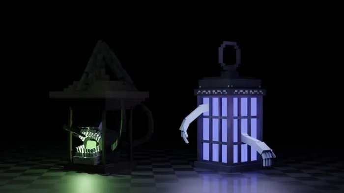 Вид фонарей