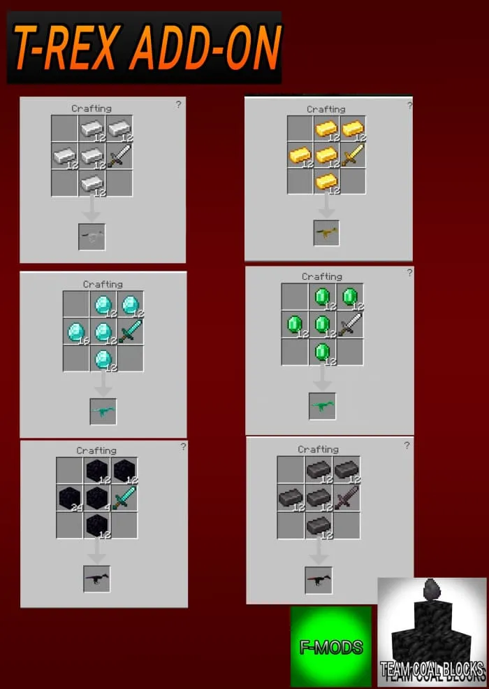 Крафт брони рекса