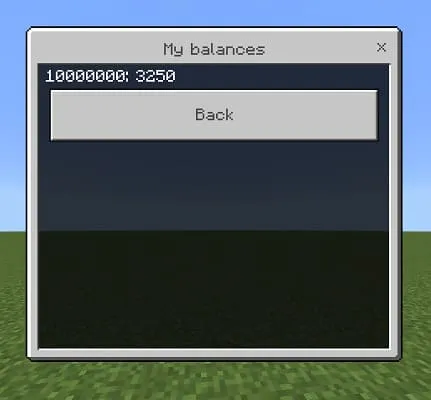 Меню мои балансы