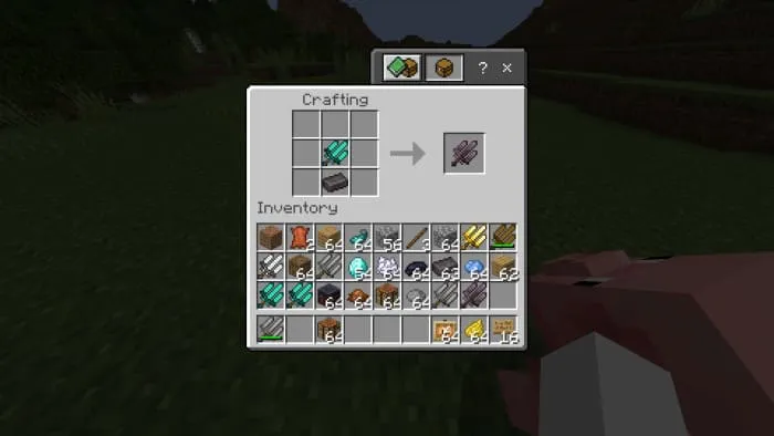 Крафт тройного незеритового меча