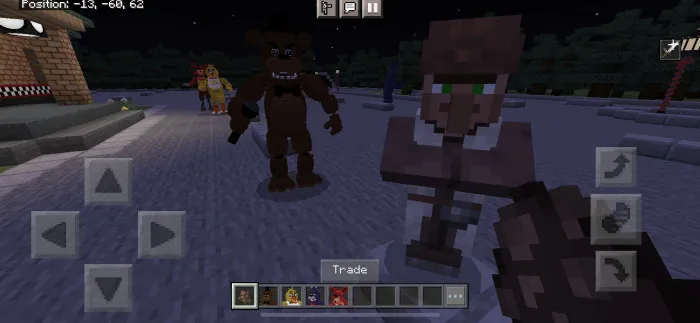 Фредди нацелен на жителя деревни