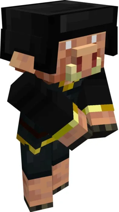 Вид пиглина охотника