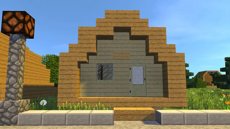 Дом в лагере