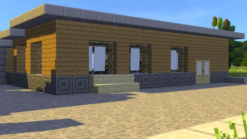 Одноэтажный домик