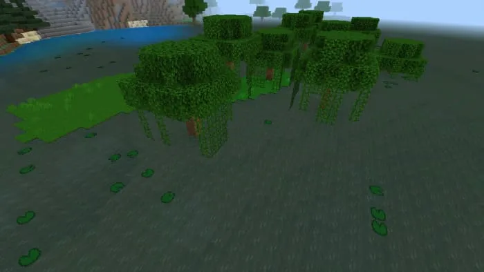 Деревья на болотах