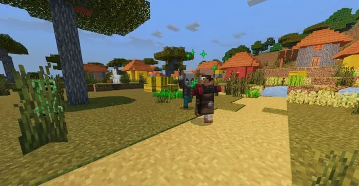 Сельский житель убегает