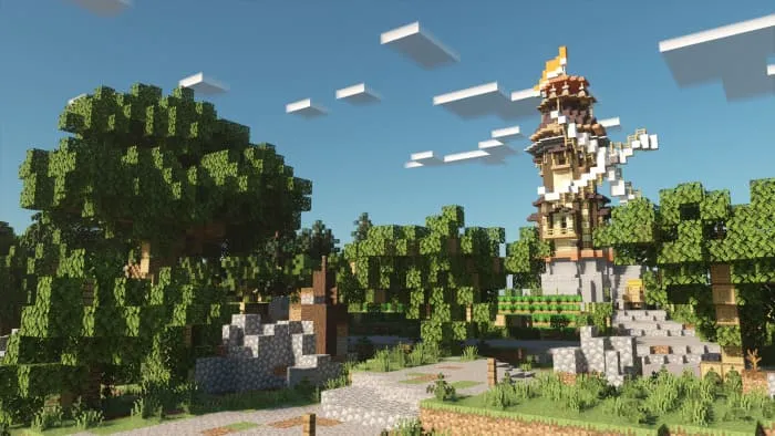 Вид мельницы