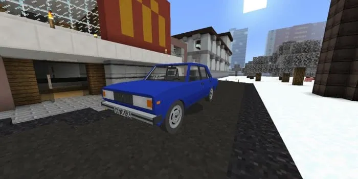 Синий Жигуль