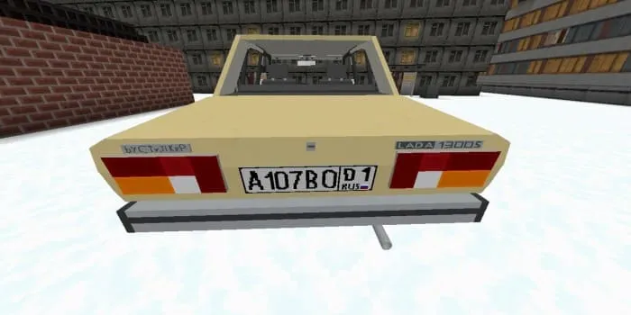 Жигуль сзади