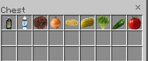 Дополнительные добавки для бургера