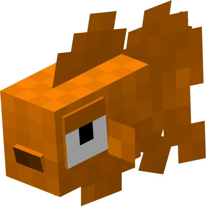 Оранжевая золотая рыбка