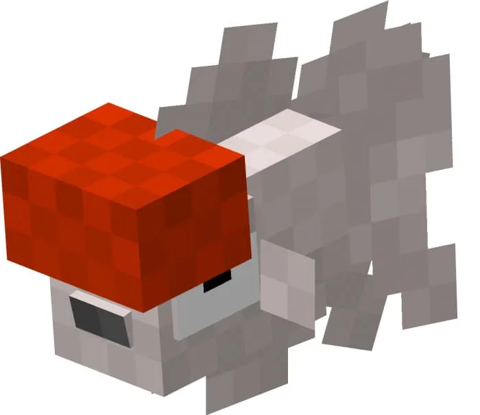 Золотая рыбка с красным лбом