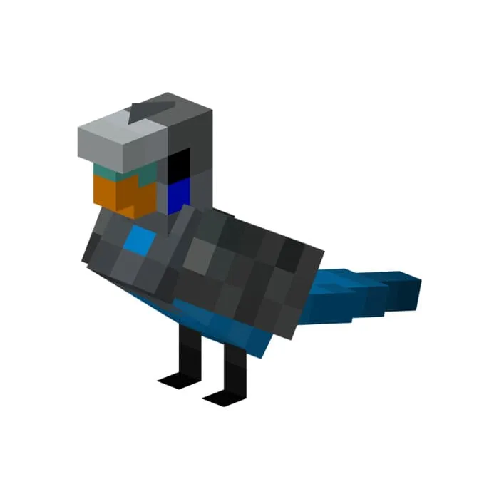 Синий попугайчик