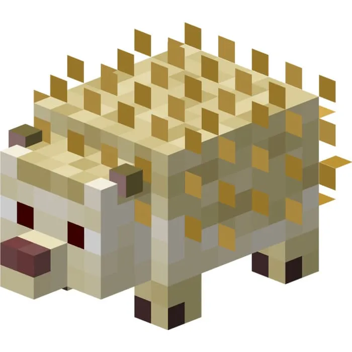 Золотисто-белый ежик